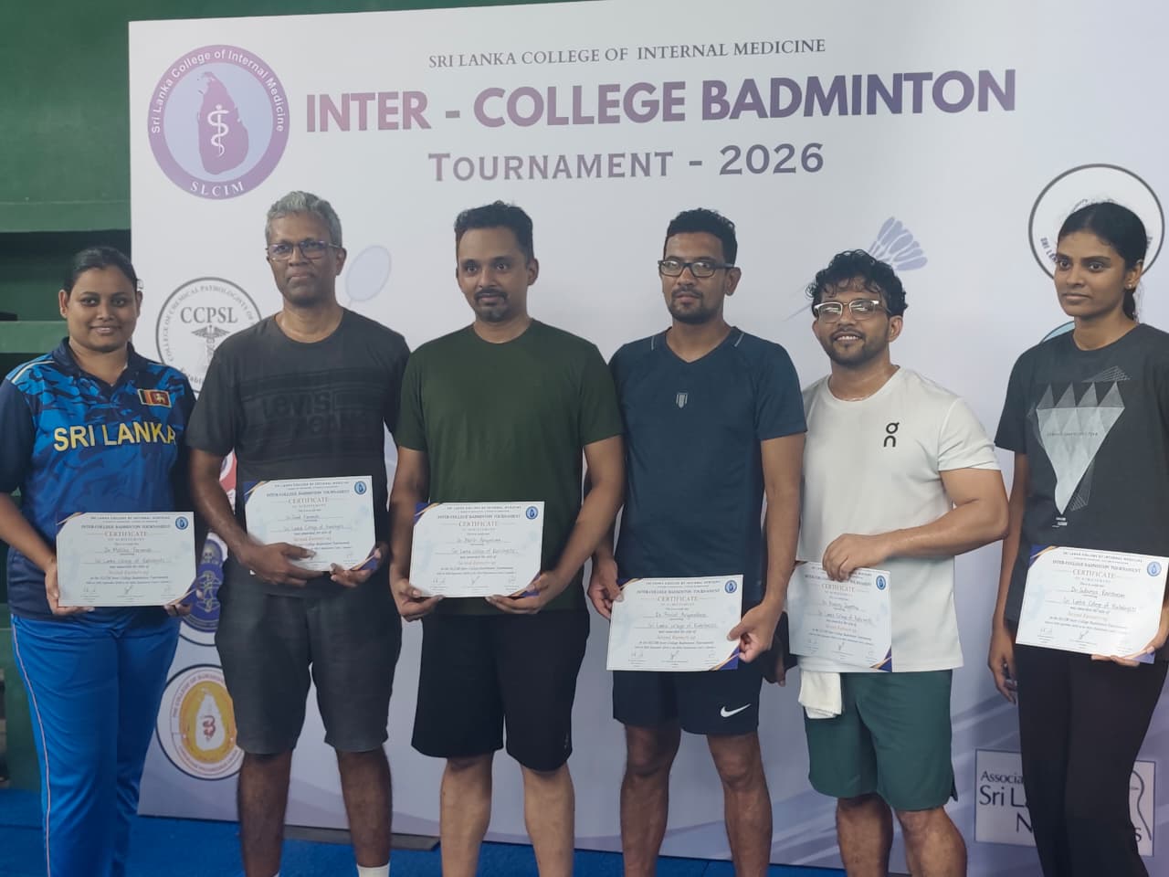 SLCR Secures Second Runner-Up at Inter-College Badminton Tournament